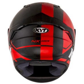 Kask Motocyklowy KYT NX RACE CARBON RACE-D czerwony fluo - XL