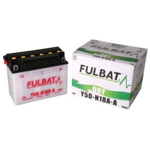 Akumulator FULBAT Y50-N18A-A (suchy, obsługowy, kwas w zestawie)