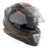 Kask motocyklowy ROCC 486 czarno-pomarańczowy mat