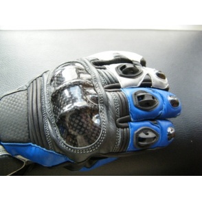 Rękawice motocyklowe BUSE Racing niebieskie