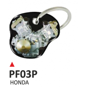 ONEDESIGN Dwustronny wypukły brelok na klucze bicilindro Honda