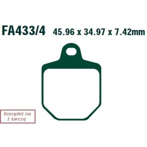 Klocki hamulcowe EBC EPFA433/4HH Extreme Pro (kpl. na 1 tarcze)