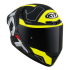 Kask Motocyklowy KYT TT-COURSE ELECTRON matowy czarny/żołty - XL