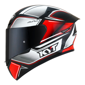 Kask Motocyklowy KYT TT-COURSE TOURIST czerwony fluo - XS